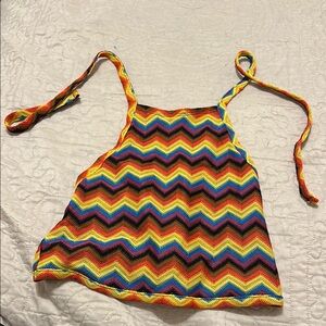 Colorful Zigzag Kids Top
